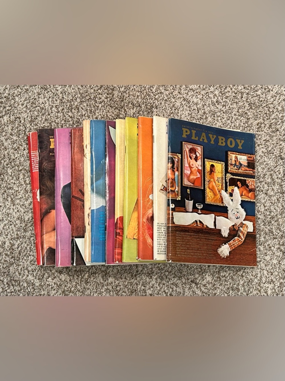 Vintage Playboy Magazine 1970 (Jan- Dec)